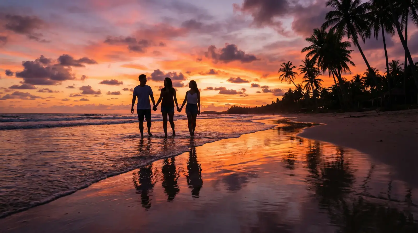 爱情岛-论坛聚集地|在线论坛|会员专区|爱情岛 日落沙滩漫步